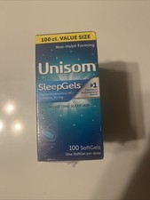 Unisom SleepGels Nighttime SleepAid SoftGels,DiphenhydramineHCI 50mg, SET SEALED