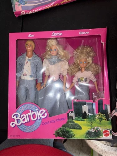 Vintage 1989 Barbie Cool City Blues Gift Set Mattel #4893