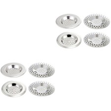 Zestaw 2 filtrów spustowych sita umywalki ze stali nierdzewnej ekran filtra zlewu