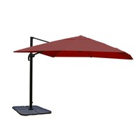 Gastronomie-Luxus-Ampelschirm Mcw Alu Bordeaux Mit StäNder