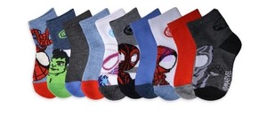 NWT! Spidey Amazing Friends Boys 10 Pairs Ankle Socks Disney Spiderman 2T-3T