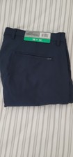 GREG NORMAN MEN S MICROFIBER YARN STRETCH FABRIC CHINO PANT BLUE 38x32 NWT.
