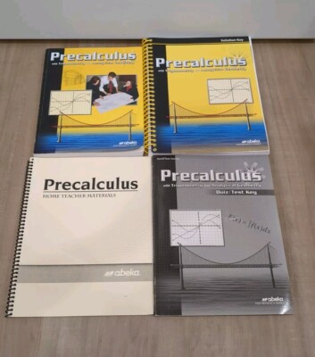 ABeka Precalculus with Trigonometry and Analytical Geometry (set of 4)
