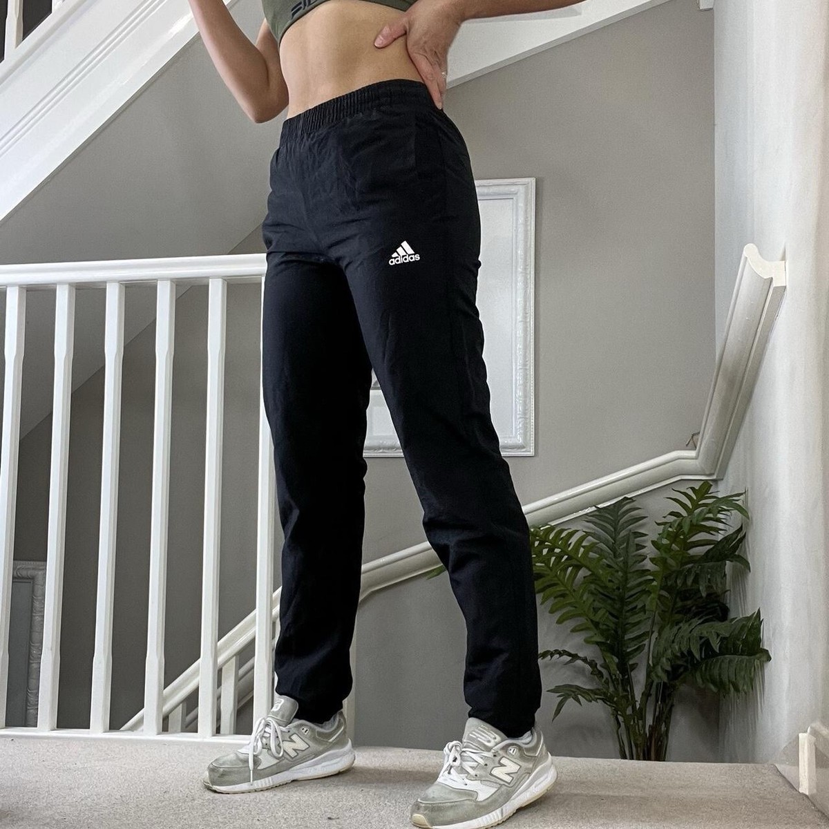 Vintage Adidas Slim Fit Track Pant Size 6-8uk Tracksuit