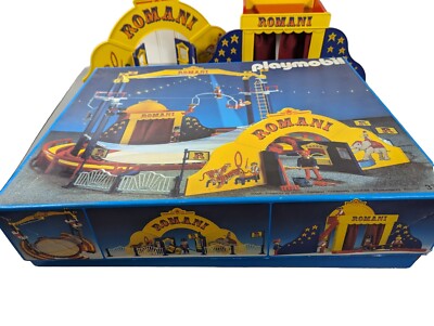 Vintage Playmobil 3720 Romani Acrobat Circus Play Set Incomplete