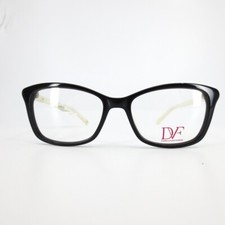 DIANE VON FURSTENBERG DVF5071 001 Black Womens Cat Eye Eyeglasses 51-17-135