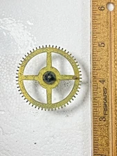 Ingraham Clock Movement (Stamped 06) Strike Side 4th Wheel    (KD1423)