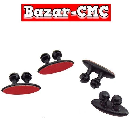 60 clip per cavi, fascette adesive per cavi, organizer per cavi, clip