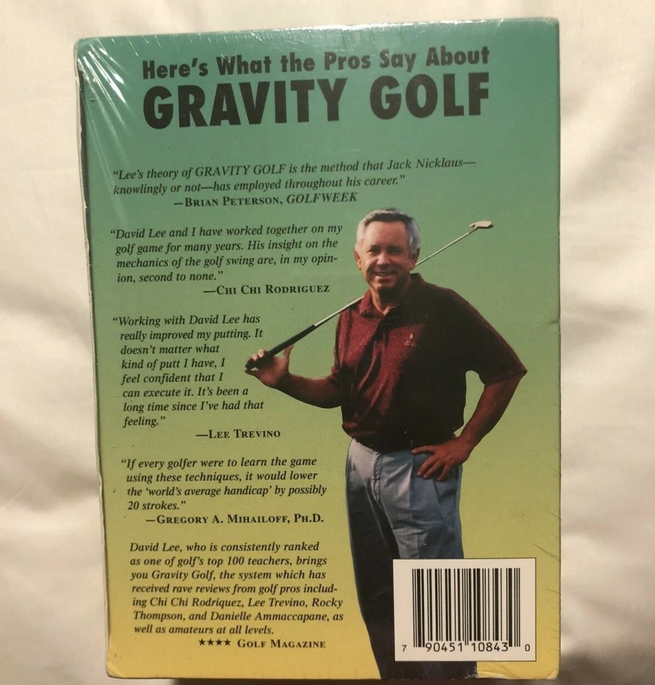 David Lee Gravity Golf The Evolution Revolution of Golf Instruction Library  New - Image 2 of 4