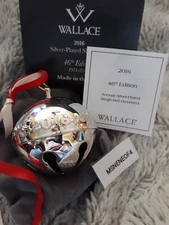 NEW 2016 WALLACE SILVER PLATE SLEIGH BELL