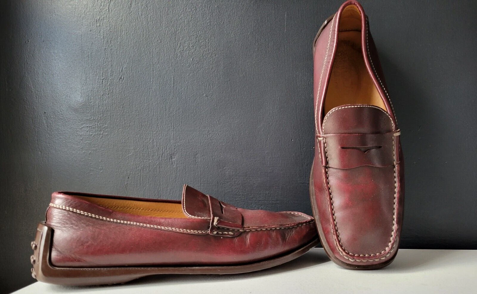 TOD’S MOCASSINI SLIP ON PENNY IN VERA PELLE MARRONE TOD'S Ottime condizioni