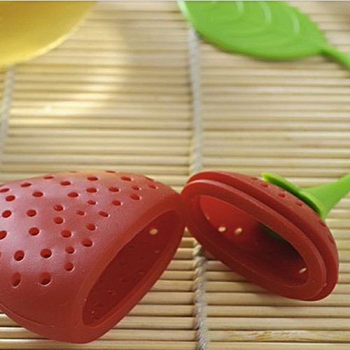 Useful Strawberry Tea Infuser Tea Infuser Strainer Silicone Tea Strainer Men - Picture 6 of 10