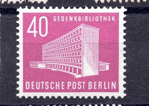 Berlin, 1954, 40 Pf Buildings MNH, no faults, Mi. 122
