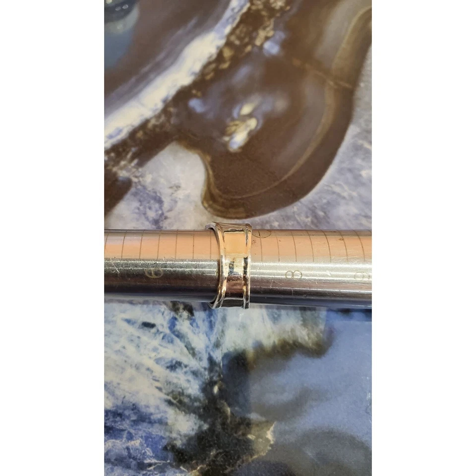 Banda para cigarros David Yurman plata de ley y oro amarillo de 14k Foto 3 de 4