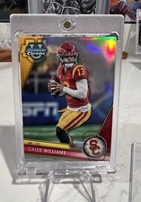 2023 Bowman U Chrome Base Silver Refractor #1 Caleb Williams USC | Bears