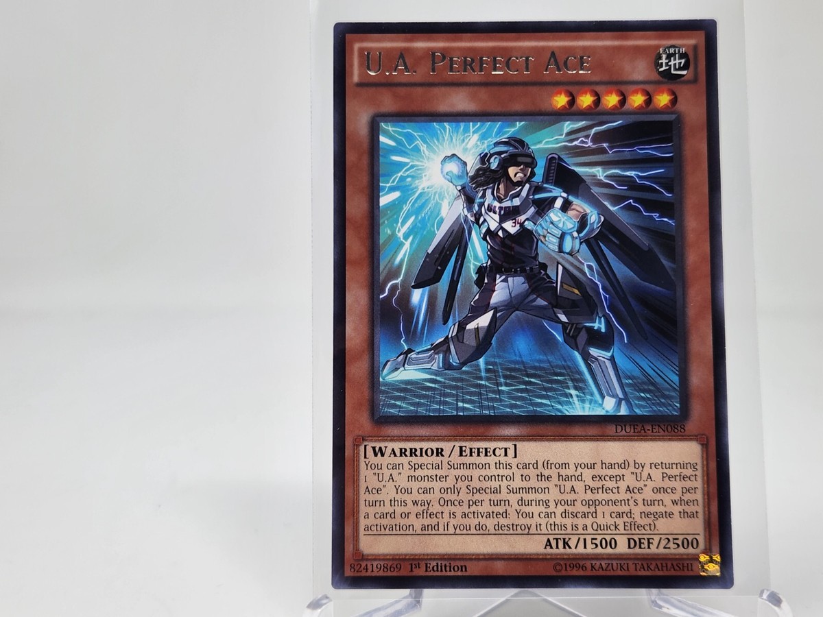 YuGiOh UA Perfect Ace DUEA-EN088 1st Edition Rare NM