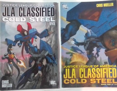 JLA Classified: Cold Steel- #1,2 Complete Series, DC Comics, Chris Moeller