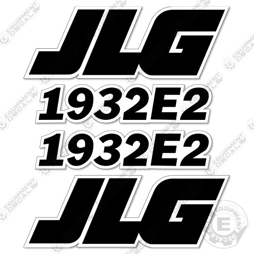 AFTERMARKET Fits JLG 1932E2 Decal Kit Scissor Lift - 7 YEAR OUTDOOR 3M VINYL!