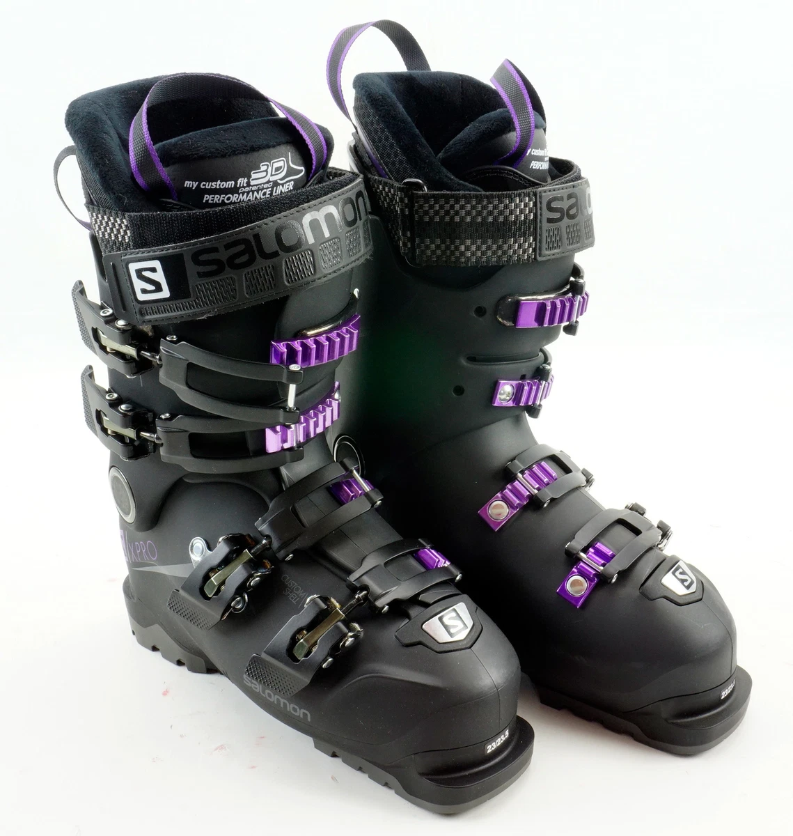 har Stige friktion Salomon X Pro 100 W Women&#039;s Ski Boots Size 23/23.5 Black/Purple | eBay