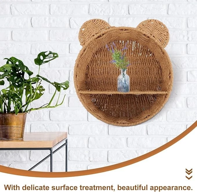 2 Cestini portaoggetti in vimini intrecciato PRETYZOOM - Immagine 4 di 4