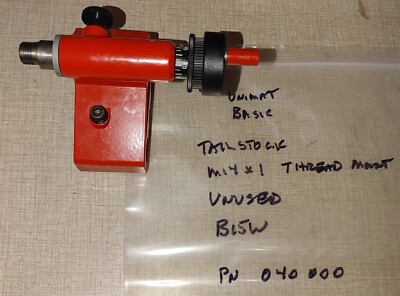 Emco Unimat Basic & PC Lathe M14x1 Tailstock PN 040000 B15W
