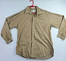 Perry Ellis Portfolio Gold Long Sleeve Shirt Mens 16