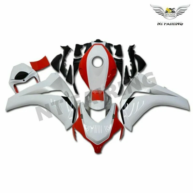 Carenado blanco rojo apto para Honda CBR 1000RR 2008-2011 plásticos g090 Foto 2 de 4