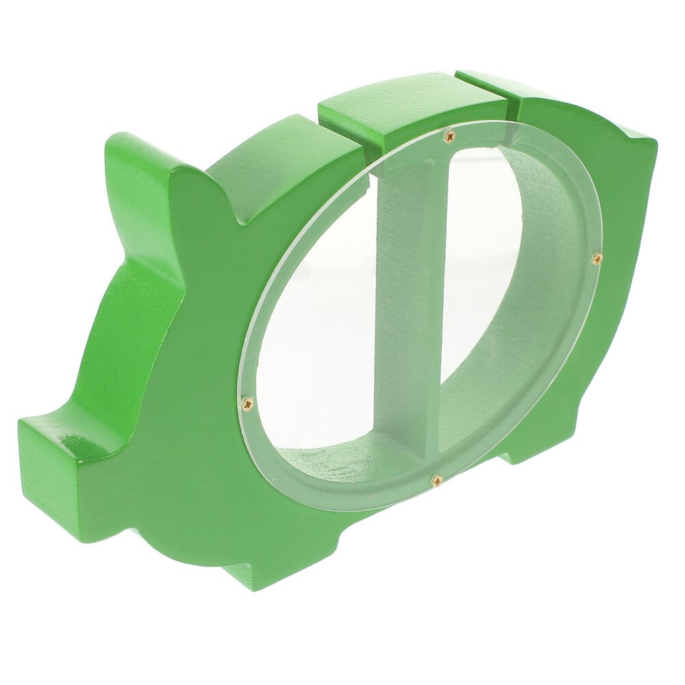 Wood Pig Shape Coin Bank Wooden Piggy Bank Decorative Piggy Bank Home