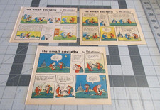 Lot of 3 The Small Society by Brickman Clipped Strips from Sunday comics 1981