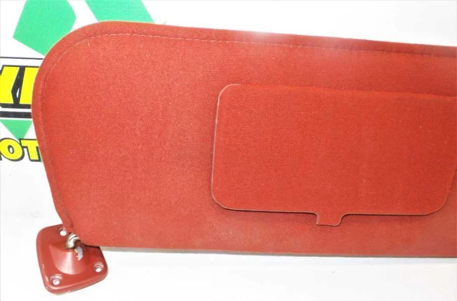 Par de parasol Ford F150 F250 F350 Bronco 1992-1996 conductor pasajero OEM ROJO  Foto 3 de 4