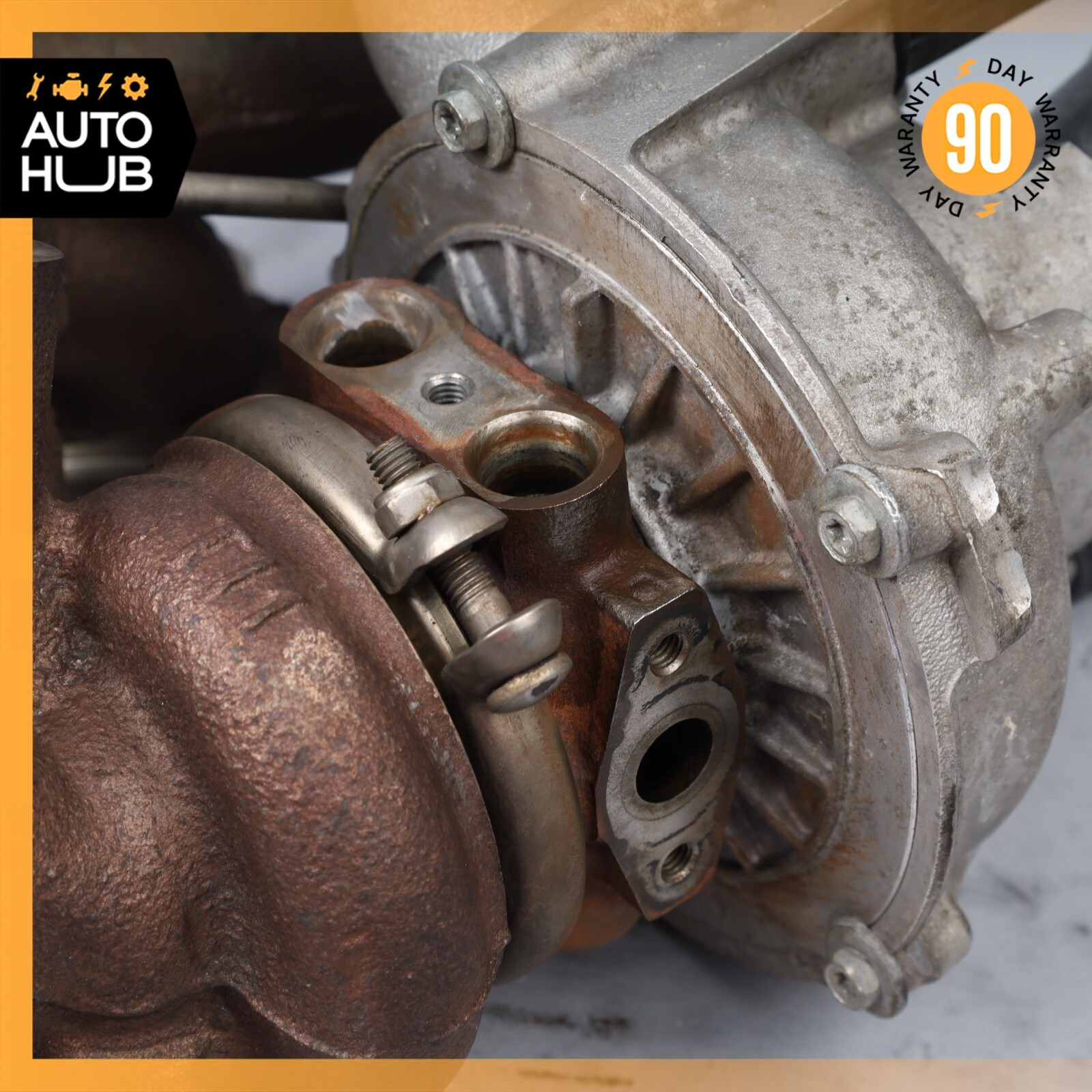 Maserati Quattroporte M156 Ghibli Right Turbocharger Turbo Charger Manifold OEM