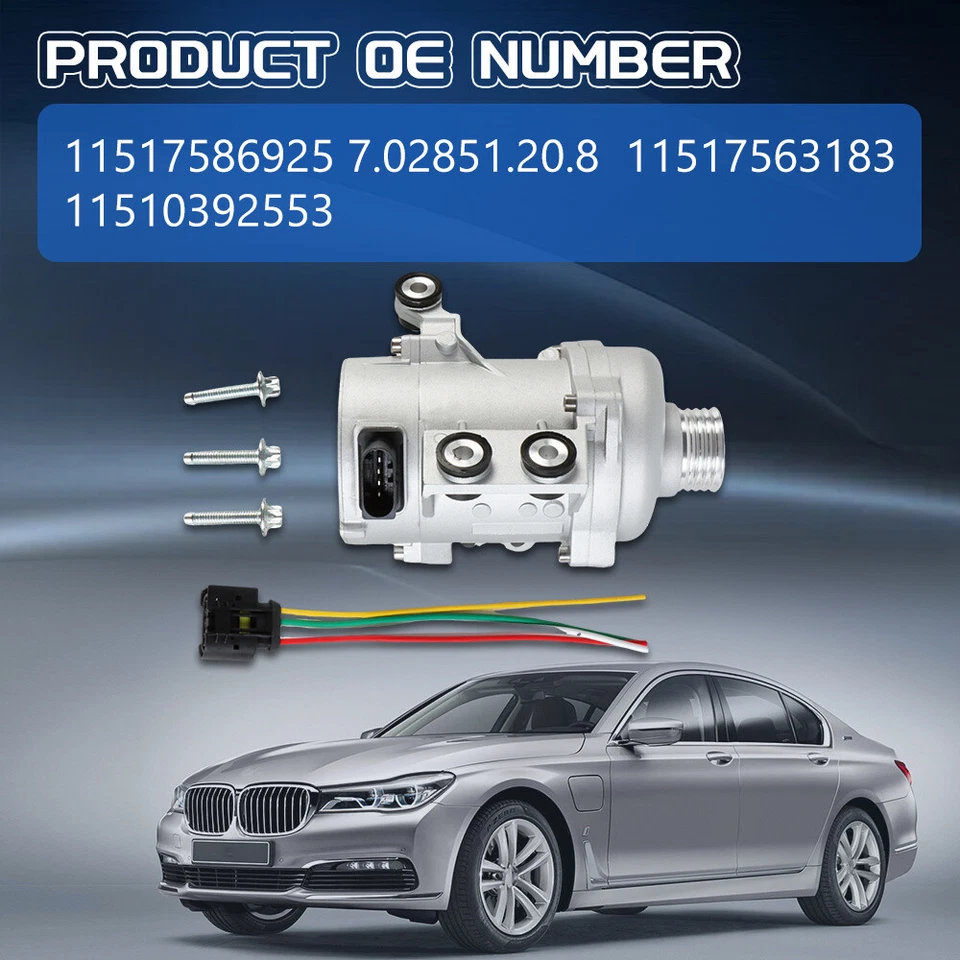 Water Pump For 2006-2007 BMW 525xi 530xi 525i 2008-2010 BMW 528i 11517586925 Foto 4 de 4