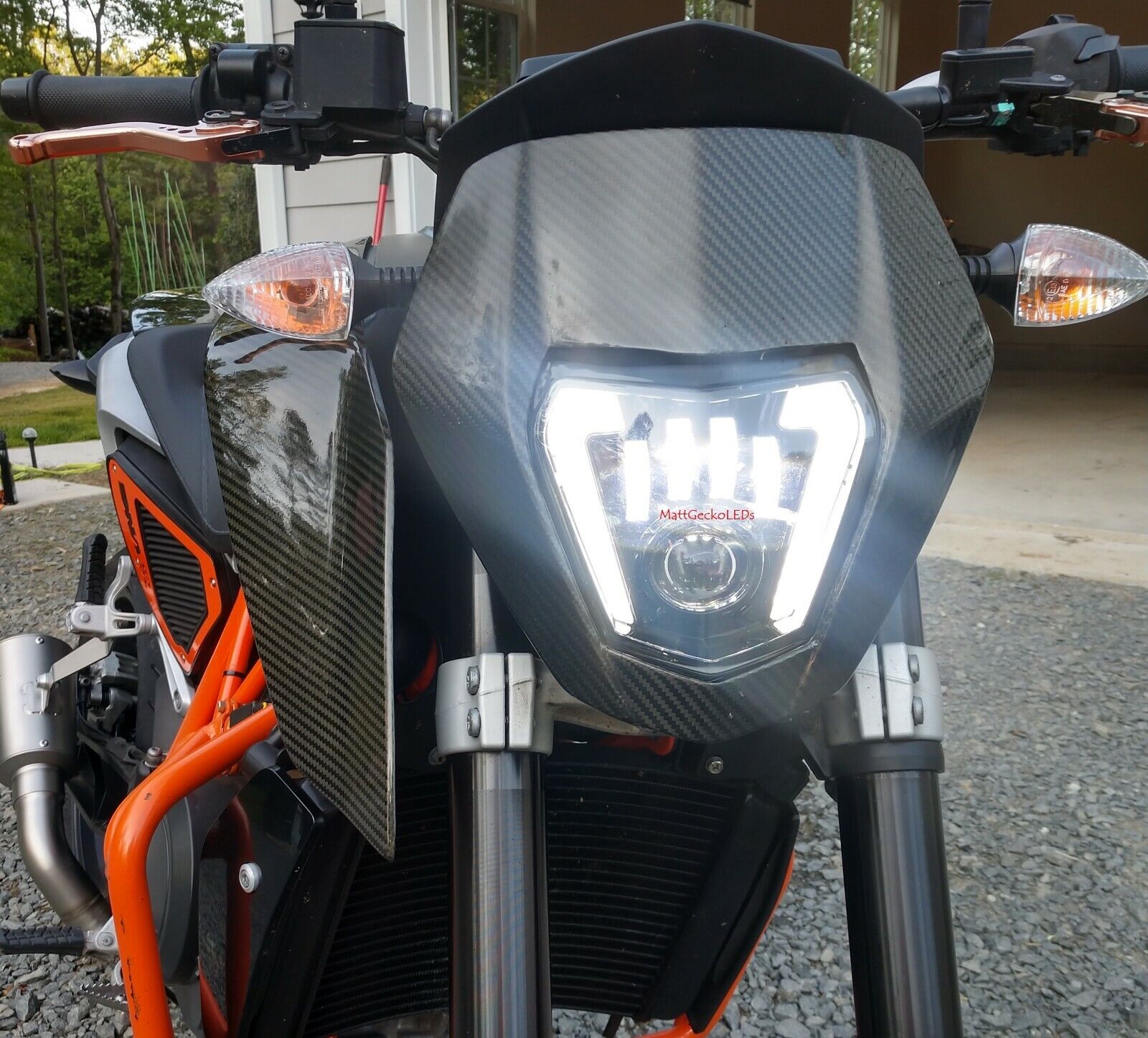 LED Headlight - KTM Duke 690 / 690R.. NEW MOD!