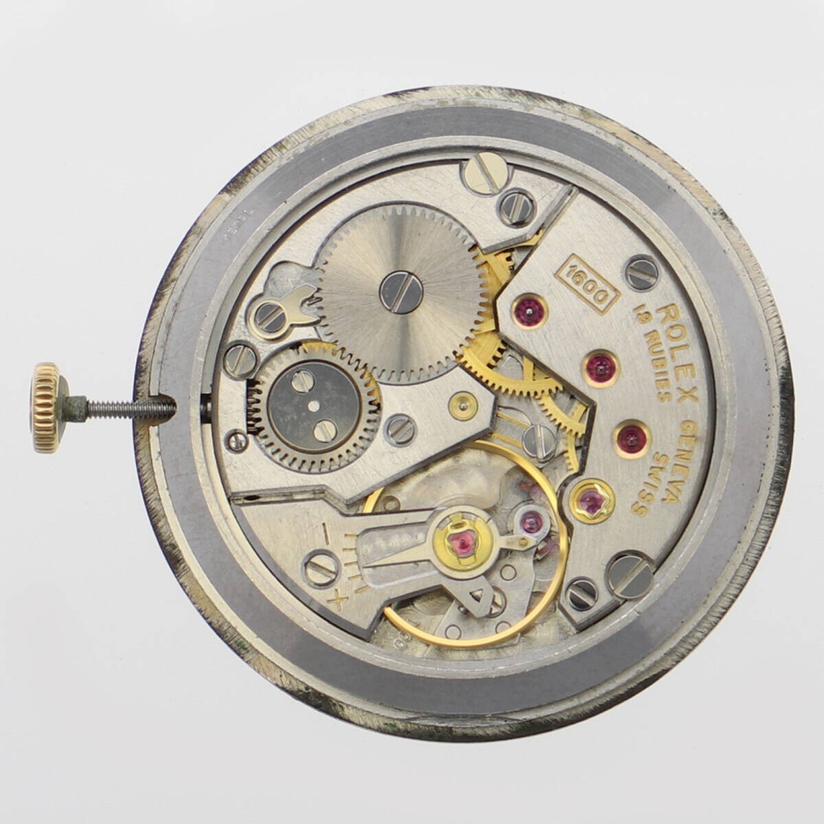 ROLEX Cal.1600 Cellini Movement + Dial Only Gold Dial Width 27mm