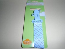 New Blue Pacifier Clip
