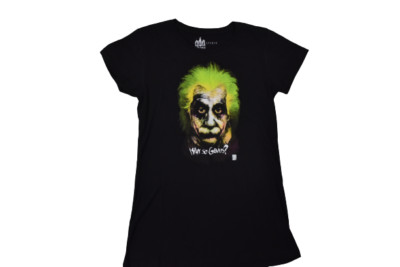 Get Down Art Juniors Albert Einstein Why So Genius? Shirt Large