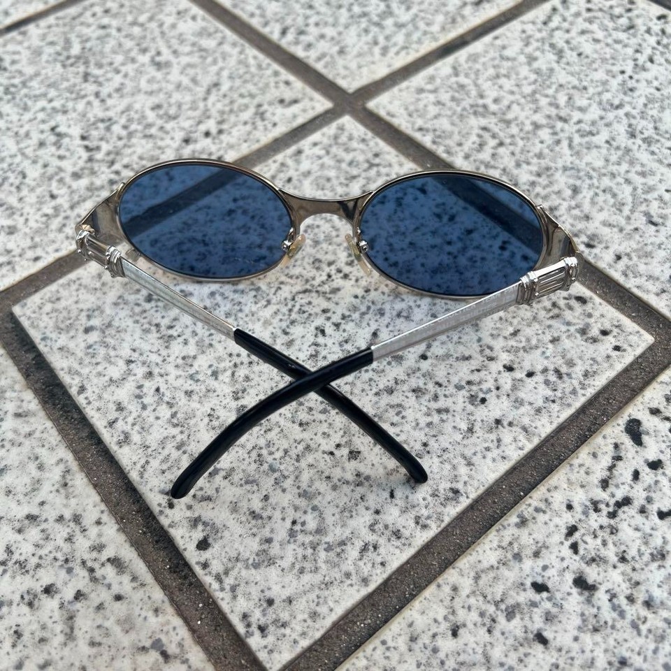 MINT 90s Jean Paul Gaultier Sunglasses 561506 Silver Frame eBay