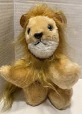 Vtg Koram Corporation Plush Lion Stuffed Animal 8  