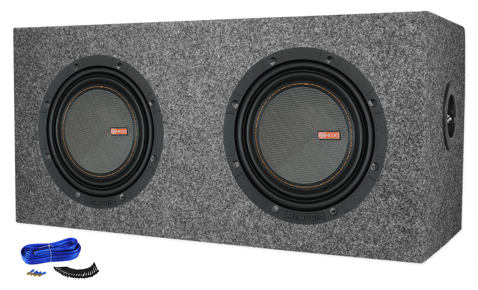 2 Сабвуферы Memphis Audio MOJO MJM612 65 мощностью 1400 Вт для спортивных автомобилей Герметичная коробка 58290₽