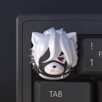 Anime Zenless Zone Zero Von Lycaon Resin Keycaps for Mechanical Keyboard ESC 