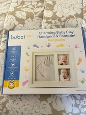 Clay Handprint Footprint Photo Frame Kit Baby Newborn Keepsake NEW nontoxic clay
