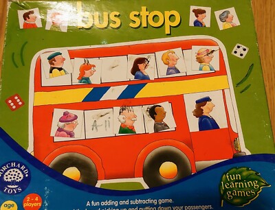 Bus Stop Game Orchard Toys 4-8 Addition Subtraction Game