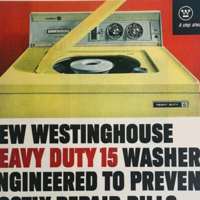 #ad 1964 Westinghouse Washer Heavy Duty 15 Advertisement Appliances Vintage DWII19 $18.74