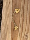 Rare 1973 School Charm Brooch Chain Band Pin CCSB City College Or Catholic — photo 2