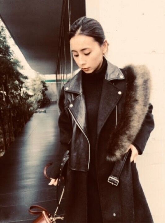 AMERI SHEEPSKIN RIDER DOCKING LONG COAT WITH SHAW… - image 1