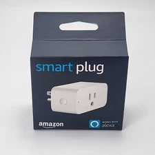 Amazon Smart Plug Works With Alexa Home Automation Android IOS Fire OS - White