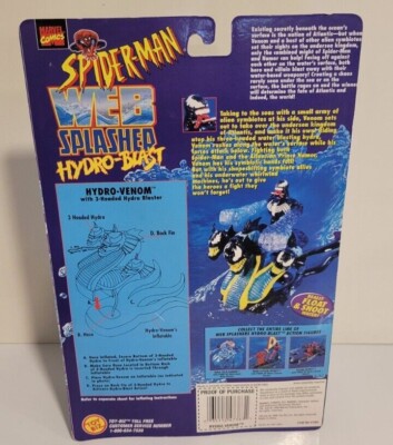 ToyBiz Spider-man Web Splasher Action Figure Hydro Venom for sale