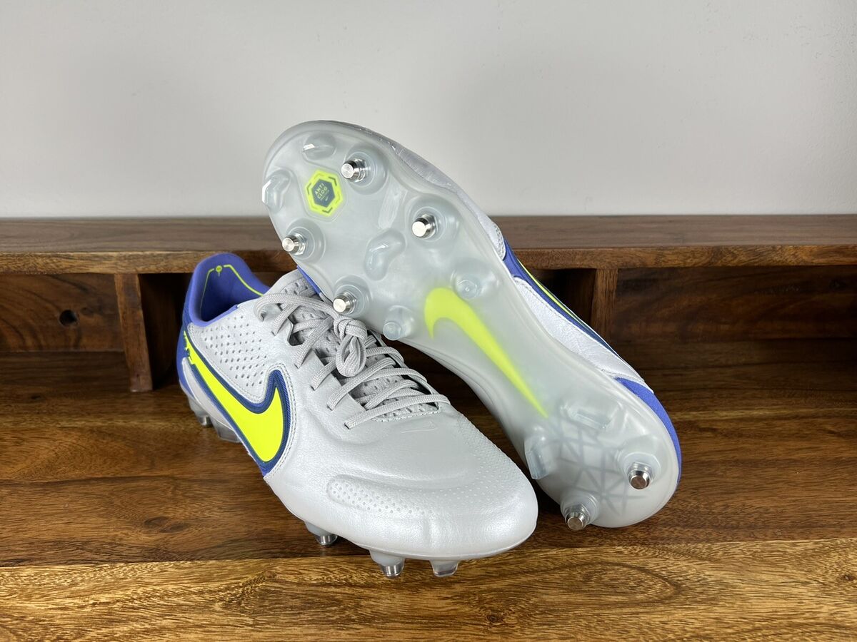 Men's Nike Tiempo Legend 9 Elite SG-PRO “Grey Volt” AC Men's Nike Tiempo Legend 9 Elite SG-PRO “Grey Volt” AC