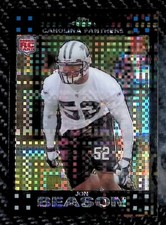 Jon Beason - 2007 Topps Chrome #TC245 X-Fractor - Rookie Card - Panthers