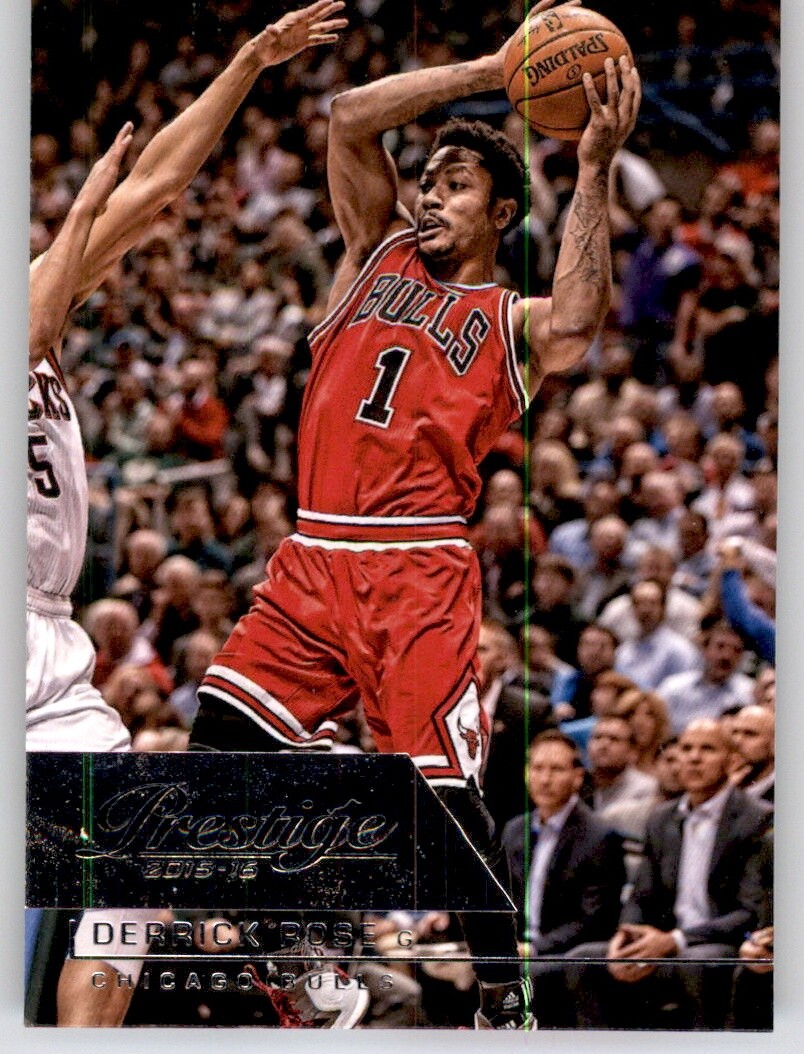 2015-16 Prestige Derrick Rose NBA PWE Base Card Bulls #50 | eBay